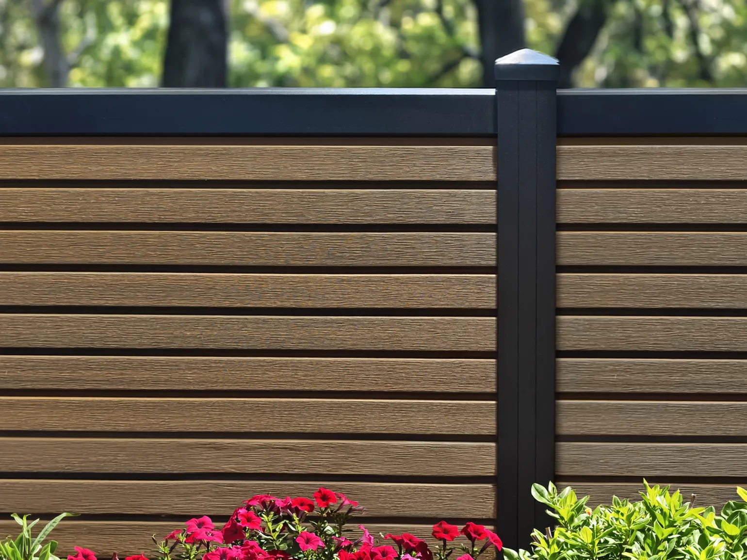ScenicLiving is made to be seen. Bring your vision to life and create picture-perfect outdoor spaces you&rsquo;ll want to share.&nbsp;

Key Advantages of ScenicLiving Slatted Fencing:&nbsp;


	On-trend slatted design, available in 4 contemporary colours &nbsp;
	Premium &lsquo;capped&rsquo; composite for high resistance to fading and scratching &nbsp;
	Tongue-and-groove, stackable fence panels for ease of installation
	Supplied as a user-friendly kit for either 4ft, 5ft or 6ft fence heights
	Available with new aluminium posts or as infill panels for existing concrete
	10 year warranty for additional peace of mind&nbsp;
	&nbsp;

